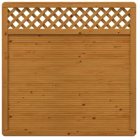 Traumgarten Lamellenzaun 179 x 179 cm Braun/Holz