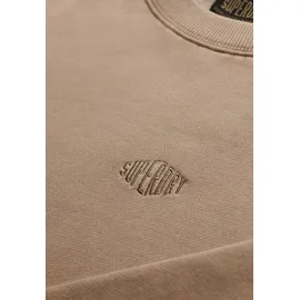 Superdry Micro Logo Crew Sweatshirt Sweatshirt Beige XL