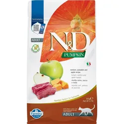 FARMINA N&D Pumpkin Adult Cat Venison&Apple 300 g Hirsch, Kürbis und Apfel für ausgewachsene Katzen