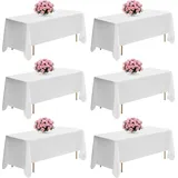 Vevor Tischdecke 6 x 177,8 x 304,8 cm Weiß