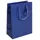 Sigel Geschenktasche Flasche mit Bodeneinlage und Geschenkanhänger 17 x 23 cm Ultramarinblau
