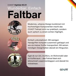 Coast HIGHTIDE NO. 01 3S - Anthracite grau 20 Zoll