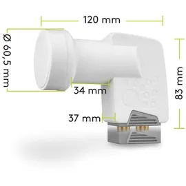 goobay Universal Quad LNB (67272)