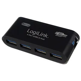 Logilink USB 3.0 Hub 4-Port Schwarz