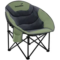 Skandika Campingstuhl Moonchair Sirkka | klappbar, Kühlfach, Getränkehalter, max.