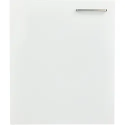 Frontblende NOBILIA ""elements", Ausrichtung wählbar", weiß (alpinweiß supermatt), B:60cm H:72cm T:1,9cm, MDF, Möbelblenden, für integrierte Kühlgeräte und Waschautomaten, Breite 60 cm