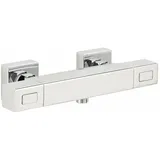 Herzbach LIVING Duschthermostat rund mit Thermostat für 1 Verbraucher Chrom 36.131100.1.01