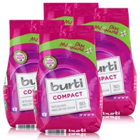 burti Compact Feinwaschmittel 1,1kg- Waschpulver (4er Pack)