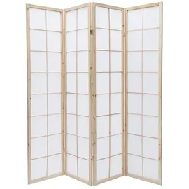 miliboo Japanischer Paravent Ikuyo, Holz und Papier