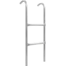 vidaXL Trampolinleiter 2-stufig Silber 72 cm
