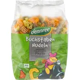 dennree Hartweizen-Buchstaben Nudeln bio 500g
