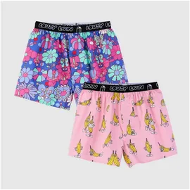 Lousy Livin Boxershorts 2 St. Blau/Rosa  S