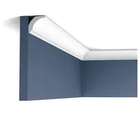 Orac Zierleiste CX115 Weiß 2 St. 200 x 3 x 2,9 cm