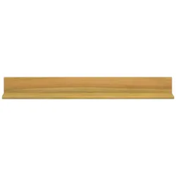 vidaXL Wandregale 2 Stk. 90x10x10 cm Massivholz Teak