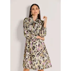 Madeleine Midikleid Animal-Print Schwarz 36
