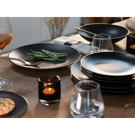 CreaTable Soft Touch Tafelservice 18-tlg. schwarz