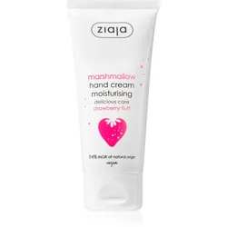 Ziaja Marshmallow feuchtigkeitsspendende Creme für die Hände Strawberry Fluff 50 ml