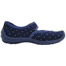 Fischer Markenschuh Klett-Hausschuh Blau 30