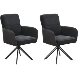 byLIVING »Tino« (Set) 2 Stk.360 Grad drehbar mit Federkernpolsterung, hochwertige Polsterbezüge