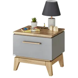 Paidi Nachtschrank Sten 48,2 x 39 x 46,5 cm Grau/Eiche