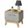 Paidi Nachtschrank Sten 48,2 x 39 x 46,5 cm Grau/Eiche