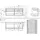 Villeroy & Boch Waschtischunterschrank 4 Auszüge 140 x 54,8 x 50 cm Marine Blue