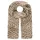 Zwillingsherz Schal ZWILLINGSHERZ "Print Leo", Damen, beige, Web, Obermaterial: 100% Polyester, Modetücher Schal, Leomuster, Fransen an den Enden
