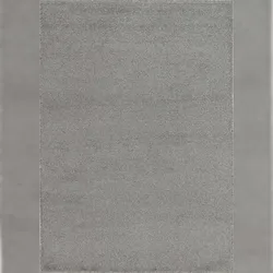 Carpetsale24 Teppich 120x170 cm Hellgrau, Kurzflor, Einfarbig, Modern, Rechteckig, Pflegeleicht, Teppichboden für Wohnzimmer, Schlafzimmer