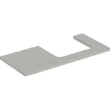 Geberit Waschtisch-Platte One 105x3x47cm, greige/lackiert m, AS re
