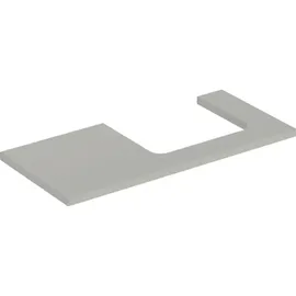 Geberit Waschtisch-Platte One 105x3x47cm, greige/lackiert m, AS re