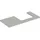 Geberit Waschtisch-Platte One 105x3x47cm, greige/lackiert m, AS re