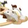 Lupilu® Holz Eisenbahn Set XL Dinoland Buchenholz Spielzeug Kinderbahn 3+