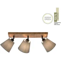 Just light. Deckenleuchte , Metall, Holzwerkstoff , 28x26x77 cm