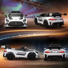 aiyaplay Kinder Elektroauto Mercedes-AMG 12V Weiß (1-tlg)