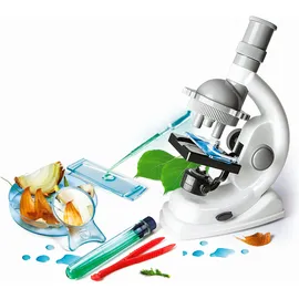 CLEMENTONI Galileo Experimentierkasten Natur unter dem Mikroskop