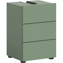 WELLTIME Waschbeckenunterschrank BIEL 38 x 56 cm Grün/Schwarz