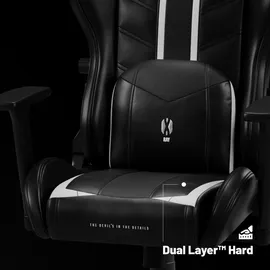 Diablo Chairs X-Ray Gaming-Stuhl schwarz/weiß Small