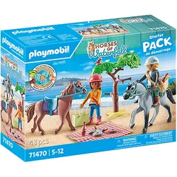 PLAYMOBIL Reitausflug an den Strand mit Amelia & Ben, Aktion/Abenteuer, 5 Jahr(e