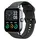 Bea-fon Watch 101 BT 45 mm Kunststoffgehäuse schwarz Sportarmband schwarz M