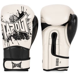 TapouT Boxhandschuhe aus Leder (1 Paar) Bandini Lederboxhandschuhe - Ecru / Black - 16 oz