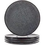 LEONARDO Matera Keramikteller 27 cm anthrazit 6er Set