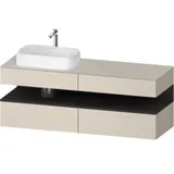 Duravit QA4777080830000 QTG KWTU WH Ek. 1600x550x600 Tp. Smt