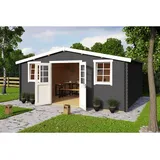 Lasita Maja Wels 5 5,10 x 4,0 m carbongrau Doppeltür