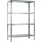 SCHULTE Regalwelt Steckregal 4 Fachböden, 180x60x40 cm (HxBxT), verzinkt