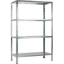 SCHULTE Regalwelt Steckregal 4 Fachböden, 180x60x40 cm (HxBxT), verzinkt
