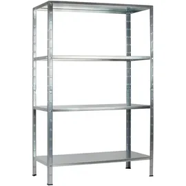 SCHULTE Regalwelt Steckregal 4 Fachböden, 180x60x40 cm (HxBxT), verzinkt
