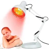 Cozion Rotlichtlampe, 100 watt Infrarotlicht Infrarotlampe Wärmelampe Infrarotlicht-Rotlicht-Wärmelampen Infrarotlichtlampe Wärmestrahler Sockel und Tragbarer