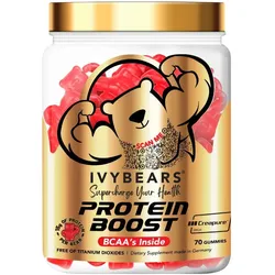 IvyBears Protein Boost Gummies - Muskelaufbau & Erholungsunterstützung Gummibärchen 60 St