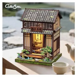 CUTEBEE Puppenhaus Miniature House Kirishima Cha-an 19 x 14 cm