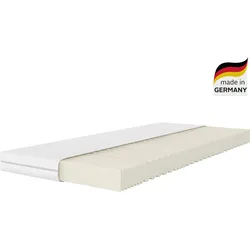 Komfortschaummatratze »Fjord«, 13 cm cm hoch, Raumgewicht: 27 kg/m3, (1 St.), Damit du erholt und ausgeschlafen erwachst, weiß, , 70499059-23 B/H/L: 140 cm x 13 cm x 200 cm